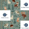 Large Cute Animal Machine Washable Rug with Non Slip Backing Ultra-Thin Non Shedding Stain Resistant Rug for Bedroom Playroom Nursery Kids Room - 2 of 4