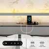 KTMBDW Queen Size Bed Frame with Headboard, with Under Bed Storage, Platform Bed with Charging Station, No Box Spring Needed, Silver - 3 of 4