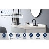 Munora 2-Handle 4-Inch Oil Rubbed Bronze Bathroom Faucet with Pop-up Drain and Supply Hoses - 4 of 4