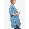ellos Plus Size Breezy Cotton Henley Tunic - 3 of 4