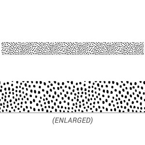 Creative Teaching Press Black Messy Dots EZ Border, 48 Feet (Pack of 6) - 1 of 1