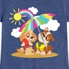 Girls' - Paw Patrol - Skye Rubble Beach Fitted Short Sleeve Graphic T-Shirt - 2 of 4