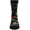 Memoi Girl' Musical Notes Bamboo Crew Socks - 2 of 3
