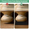 Unique Bargains Square Rubber Anti Slide Floor Protector Pads for Sofa Chair - 3 of 4