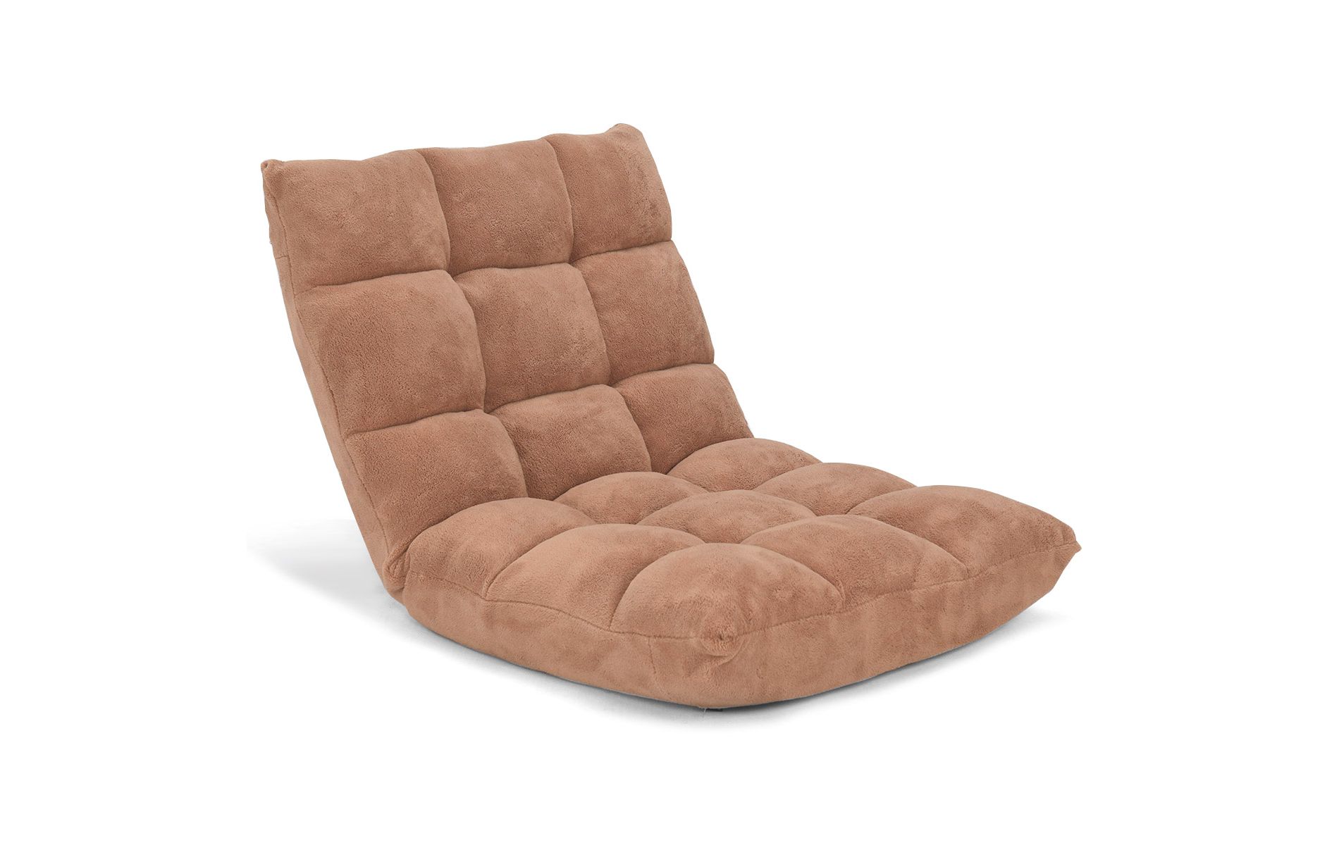 Tangkula Adjustable 14-Position Floor Chair ,Padded Gaming Chair Lazy Recliner