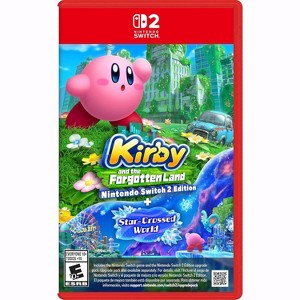 Nintendo Switch 2 Kirby and the Forgotten Land + Star-Crossed World - Previously Owned - 1 of 4