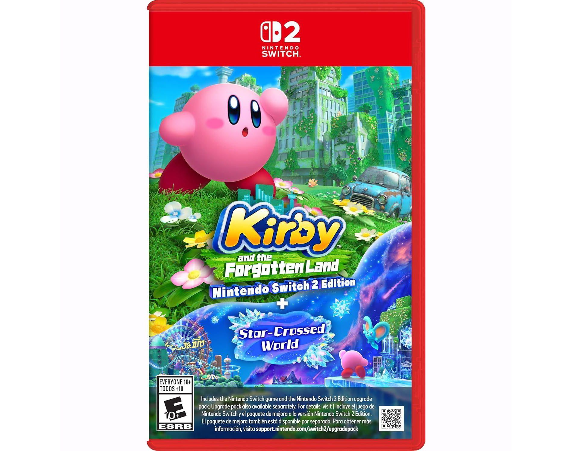 Nintendo Switch 2 Kirby and the Forgotten Land + Star-Crossed World - Previously Owned