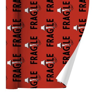 A Christmas Story Fragile Type Gift Wrap 30" x 72" - 1 of 4