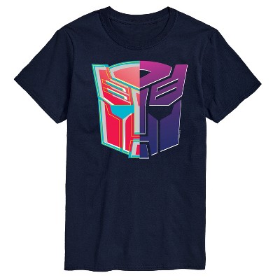 Transformers Decepticons Autobot Logo Short Sleeve Graphic T-Shirt - Navy - 4X Big and Tall