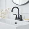 BWE 4 in. Centerset 2-Handle High-Arc Bathroom Faucet - 2 of 4