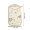 Unique Bargains Double Side Artistic Style Shower Gloves 9.29"×5.55" Blue 1 Pc - 3 of 3