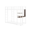East West Furniture,Buckland Twin Loft Bed In Powder Coating- White Color - 4 of 4