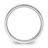 Black Bow Jewelry 4mm 14K White or Yellow Gold Flat Comfort Fit Band - 2 of 4