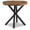 Signature Design by Ashley Haileeton End Table Black/Gray/Brown/Beige : Contemporary Pedestal Table, 24" Wide - 3 of 4