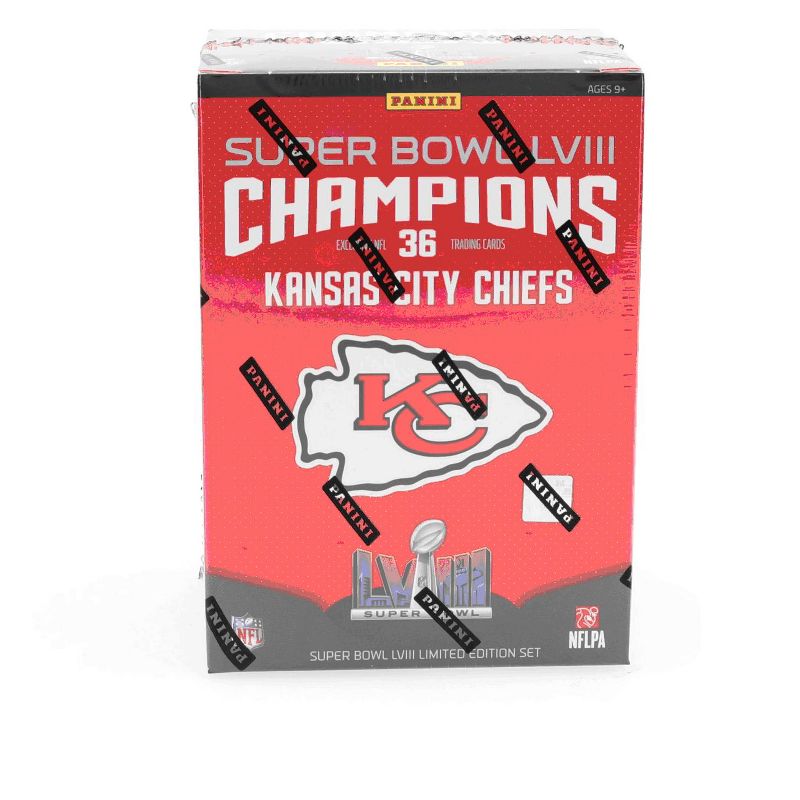 Panini America NFL Panini Super Bowl LVIII Champs Kansas City Chiefs Box Set | 36 Cards, 1 of 9
