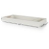 Child Craft Legacy Changing Table Topper, Convert Dresser into a Changing Table Surface, Securely Attaches, Non-Toxic, Baby Safe Finish - 2 of 4