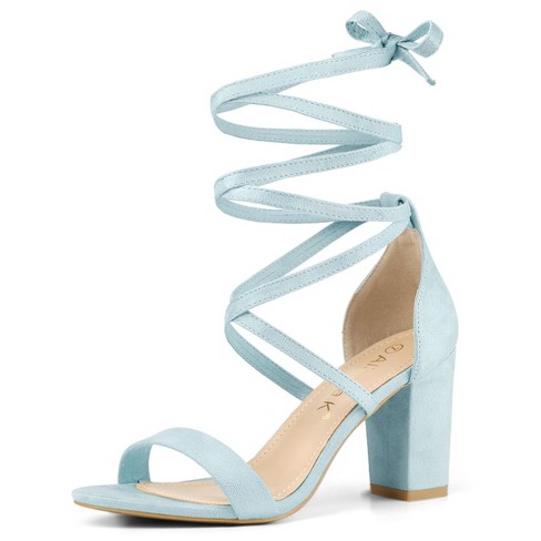 Light blue sale heels target