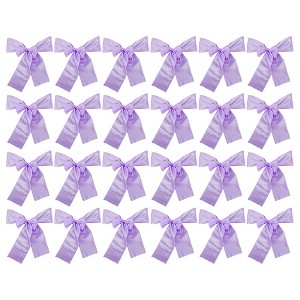 Unique Bargains Chair Sashes Self-Tie 108.27"x6.69" Light Purple 20 Pcs - 1 of 4