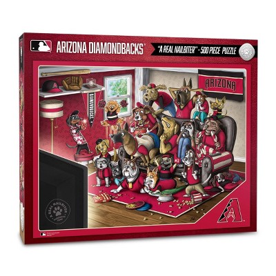 MLB Arizona Diamondbacks Purebred Fans 'A Real Nailbiter' Puzzle - 500pc