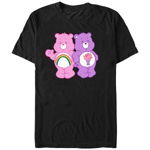 Men's Care Bears Chear Bear and Share Bear T-Shirt - 1 of 4