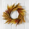 Nearly Natural 25-in Sorghum Harvest Artificial Wreath - image 2 of 4