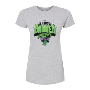 Women's - Marvel - Hulk Bruce Banner Fitted Graphic T-Shirt - 1 of 3