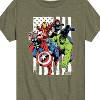Boys' - Marvel - Avengers American Flag Short Sleeve Graphic T-Shirt - 2 of 4