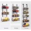 Acekool Over The Door Pantry Organizer – Heavy-Duty Metal Hanging Spice Rack with Adjustable Shelves for Kitchen & Bathroom Storage - 4 of 4