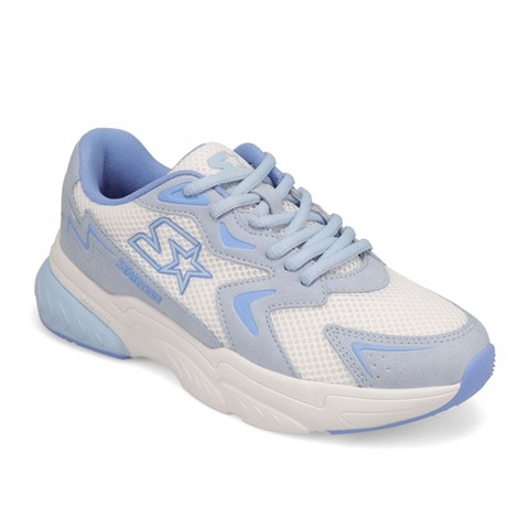 Женские кроссовки Starter Womens Star Light Synthetic Leather and Mesh Sneaker, Skyway/Blue, Size 9.5