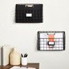 Juvale 4 Pack Black Plastic Clipboards with Low Profile Clip, 12.4 x 8.9 Horizontal Lap Clip Boards with Landscape Layout - 2 of 4