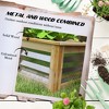 SEVOBAL Planters Outdoor Raised Garden Bed Kit, Planter Box for Growing Flowers, Herbs and Vegetables, Beige, 35.5"*17.75"*11.75" - 4 of 4