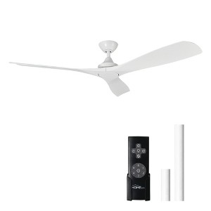 Parrot Uncle 52" Modern Indoor/Outdoor Ceiling Fan with Remote - 1 of 4