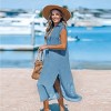 Women's Beach Cover-Up Sleeveless Midi Dress - Cupshe - 2 of 4