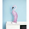 HomeRoots 15" Pink Murano Glass Flamingo Figurine Tabletop Sculpture - 2 of 4