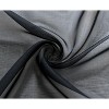 Goodgram 2 Piece Spooky Halloween Decor Ghoul Black Colored Rod Pocket Sheer Voile Window Curtains - 63 In. Long - 2 of 3