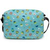 Women's Horizontal Crossbody Wallet - Pixar Toy Story Alien Remix Pizza Planet Character Collage Blue - 3 of 4