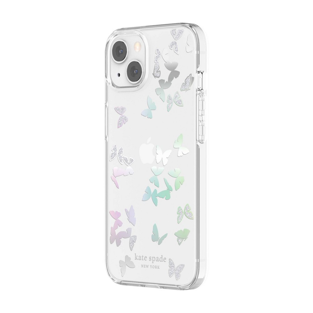 UPC 650450001166 product image for Kate Spade New York Apple iPhone 13 Protective Hardshell Case - Iridescent Glitt | upcitemdb.com