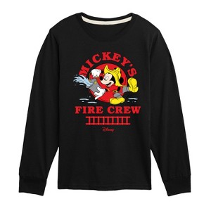 Boys' - Disney - Firefighter Mickey Long Sleeve Graphic T-Shirt - 1 of 4