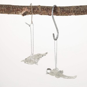 1"H Sullivans Insect Ornament - Set of 2  Clear Christmas Ornaments - 1 of 2