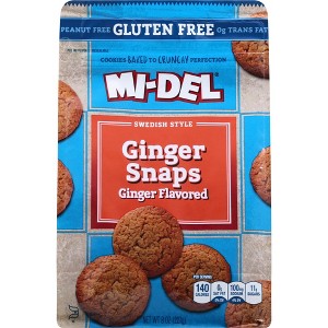 Mi-del Ginger Snaps Ginger Flavored - Case of 8 - 8 oz - 1 of 1