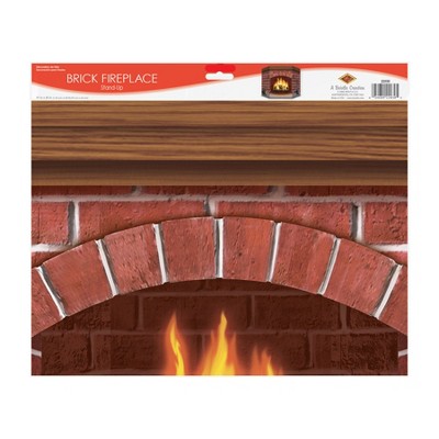 Beistle Brick Fireplace Stand-Up - Thumbnail 5