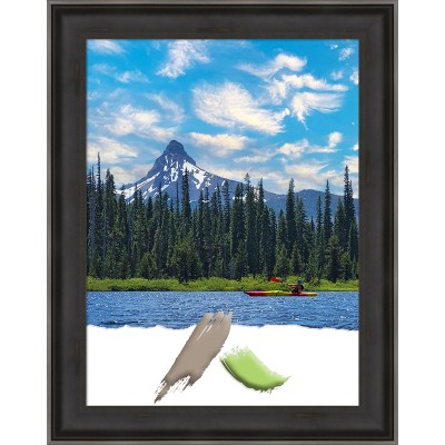 Amanti Art Allure Charcoal Wood Picture Frame