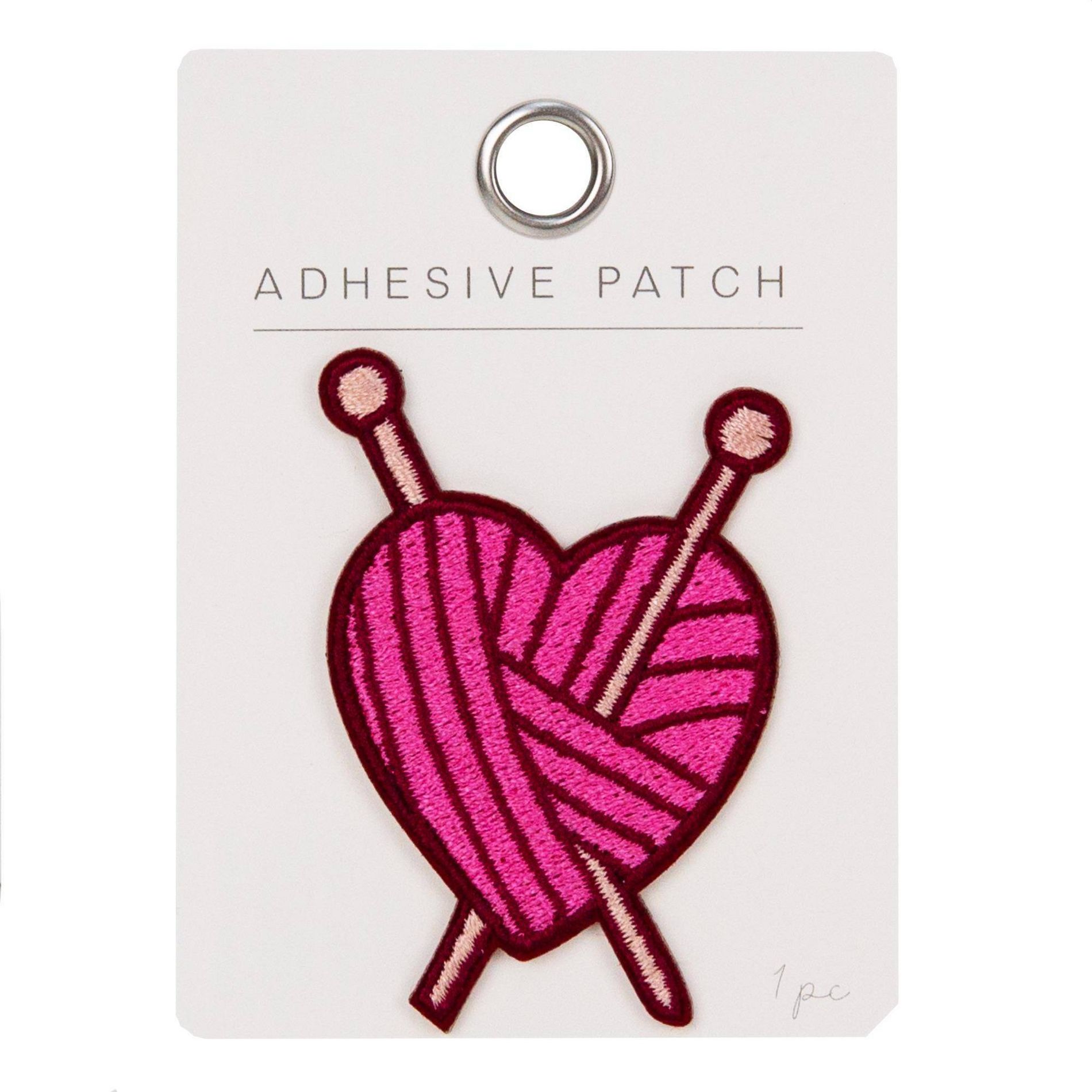 Horizon Group Personalization Adhesive Patch Icon Crochet Heart