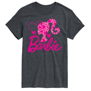 Men's - Barbie - Logo Hearts Short Sleeve Graphic T-Shirt - 1 of 4