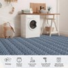 Washable indoor area rug. Braided print, low-pile vintage rustic. Non-slip, non-shedding. For bedrooms, dining rooms, nurseries, kitchens - 3 of 4