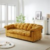 99.2" Chenille Fluffy Cloud Sofa, Deep Seat Upholstered Design for Living Room, Bedroom & Office (Beige) - 3 of 4