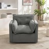 COZONY 360° Swivel Accent Armchair, Modern Oversized Single Sofa Chair with Thick Cushion for Living Room Office - 3 of 4
