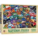 MasterPieces 1000 Piece Puzzle - National Parks Patches - 19.25"x26.75"
