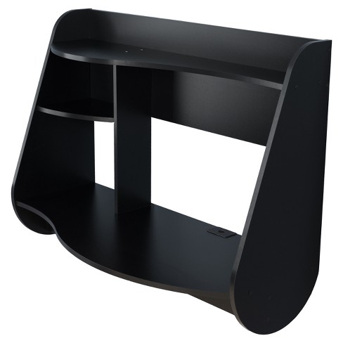 Kurv Floating Desk Black Prepac Target