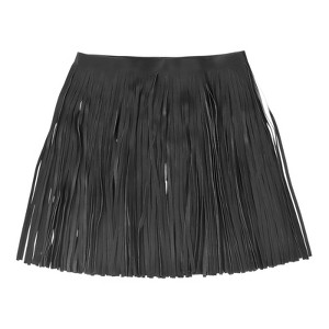 Unique Bargains Soft Faux Leather Double Side Fringe Trim for DIY Sewing - 1 of 4